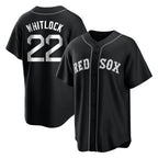 Boston Red Sox #22 Garrett Whitlock Player Black BUTLER Home Game Stitched Jerseys