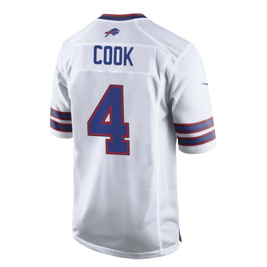 B.Bills #4 James Cook White BUTLER Team Game Jersey