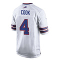 B.Bills #4 James Cook White BUTLER Team Game Jersey