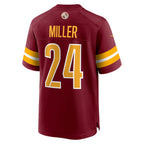 W.Commanders #24 Von Miller Burgundy BUTLER Team Game Jersey