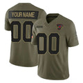 Custom A.Cardinals Active Player Olive BUTLER 2025 F.U.S.E. Salute to Service Limited Stitched Jersey